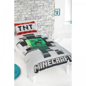 Image of Minecraft Dynamite Panel Reversible Duvet Set