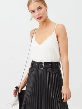 Image of Oasis V Neck Cami - White, Off White, Size 14, Women