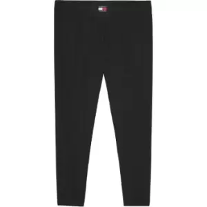 Image of Tommy Jeans Tjw Crv Center Badge Slt Legging - Black