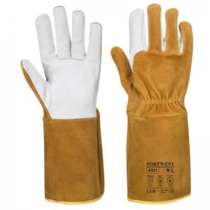 Image of Portwest TIG Welding Gauntlets A521BRRXL Colour: Brown