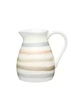 Image of Classic Collection Striped Ceramic Milk Jug