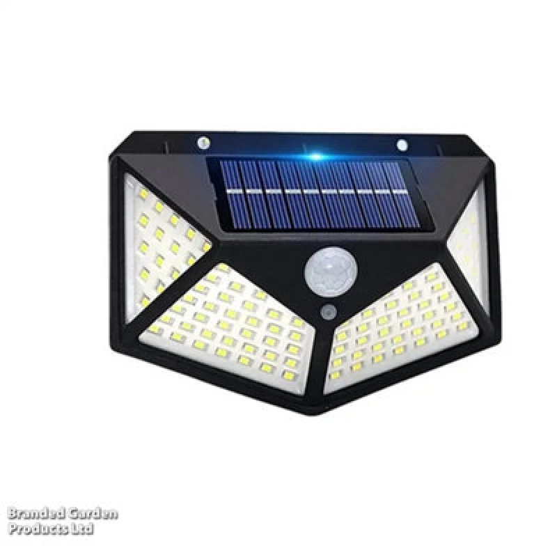 Image of Garden Gear 100 LED Solar Motion Sensor Light: Energy-Efficient, Durable, And Versatile Outdoor Lighting Solution (X1)