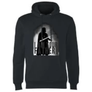 Image of Star Wars Darth Vader I Am Your Father Silhouette Hoodie - Black - XL