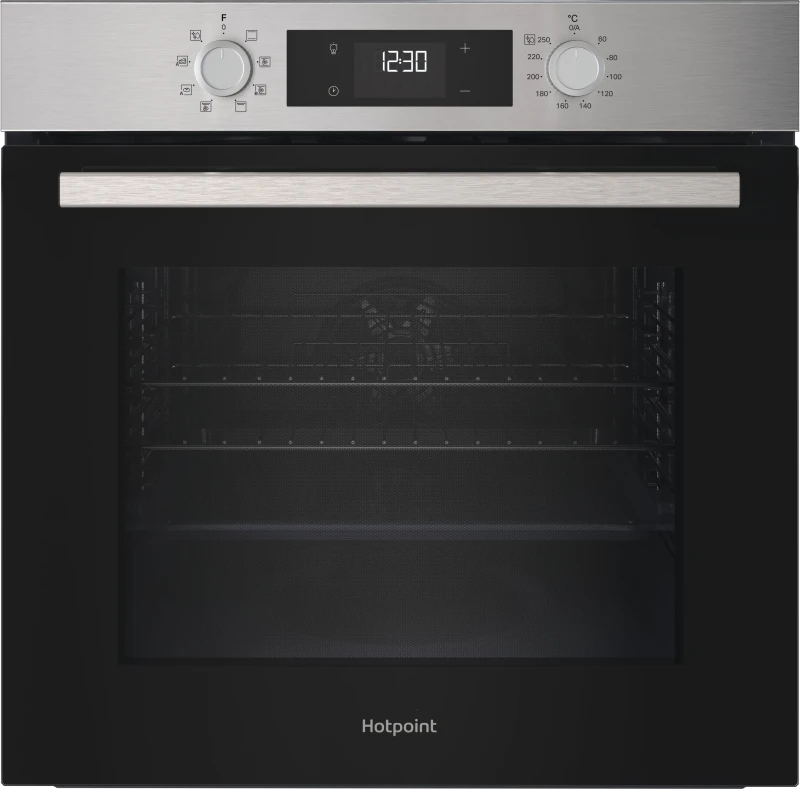 Image of Hotpoint Class 2 Multiflow HO 255H X UK Electric Steam Oven - Stainless Steel 5054645707706