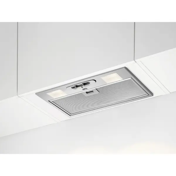 Image of AEG 5000 Series 52cm Canopy Cooker Hood - Grey 942022780 Grey
