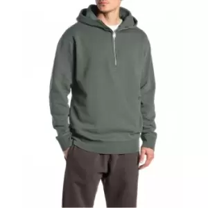 Image of Replay Zip Hoodie Mens - Grey