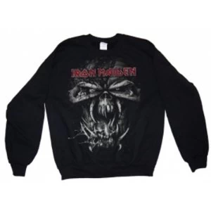 Image of Iron Maiden FF Eddie Vtg Mens Blk Sweatshirt: Medium