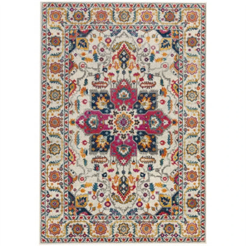 Image of Nova Persian Rugs Nv24 In White Multi - 160X230Cm