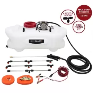 Image of Maxblast - atv Sprayer 60L 12 Volt Spot Sprayer With Boom And Accessories Broadcast Quad Tractor Fertilizer Herbicide Pesticide Agricultural