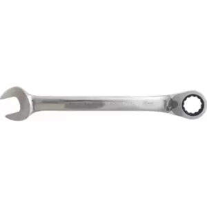 Image of Metric Combination Ratchet Spanner, Fixed Head, Reversible, 22mm