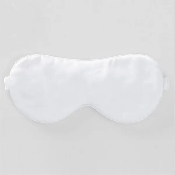 Image of Sheridan Lanham Silk Eye Mask - White One Size