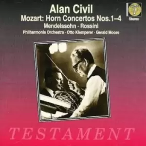 Image of Various Composers - Horn Corncertos Nos 1 - 4 (Klemperer, Po) CD Album - Used