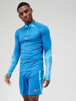 Image of Nike Strike Drill Top - Blue Size M, Men