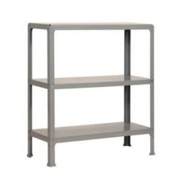 Image of ESE Direct Boltless Steel Shelving with 3 Metal Shelves - 1000 x 1000 x 300mm (H x W x D) 385660 Archive Storage Shelving
