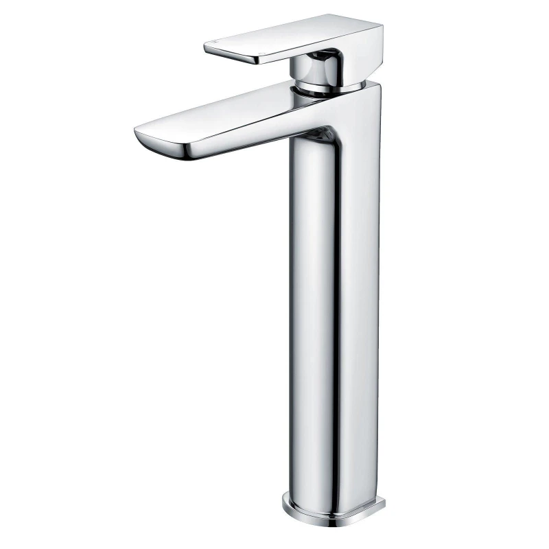 Image of Nes Home Finn Chrome Basin Mixer Tall Tap Silver unisex