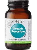 Image of Viridian Organic Feverfew 60 Capsules