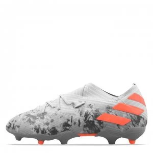 Image of adidas Nemeziz 19.1 Junior FG Football Boots - Grey/Orange