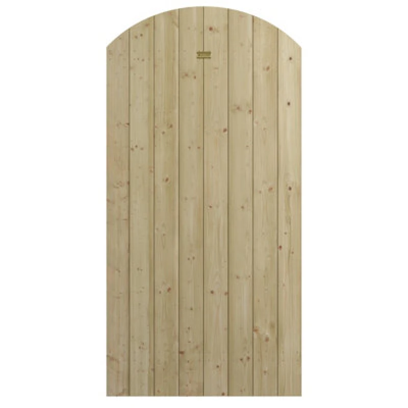 Image of Rowlinson Tongue And Groove Arch Top Wooden Gate TG63GARPT
