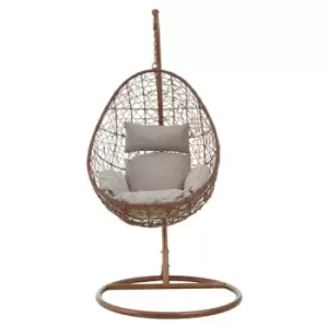 Image of Olivia's Outdoor Hanging Chair Brown