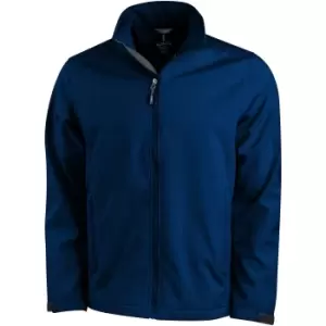 Image of Elevate Mens Maxson Softshell Jacket (M) (Navy)