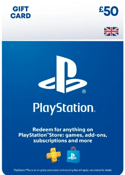 Image of Sony PlayStation Store £50 PSN Top up Gift Card