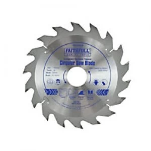 Image of Faithfull TCT Circular Saw Blade 165 x 30 mm x 18T