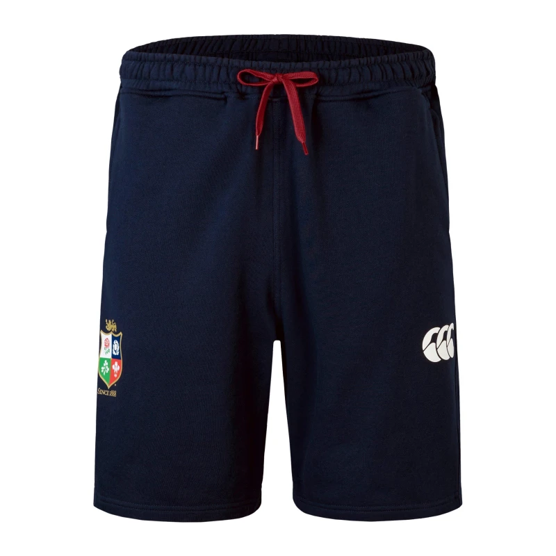 Image of Canterbury British and Irish Lions 2024 Fleece Shorts Adults - Blue Blue S
