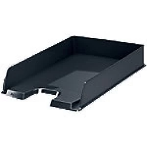 Image of Rexel Letter Tray Choices Plastic Black 25.4 x 35 x 6.1 cm
