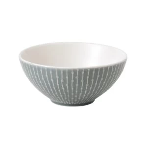 Image of Royal Doulton Hemingway Design Grey Cereal Bowl 16cm Grey