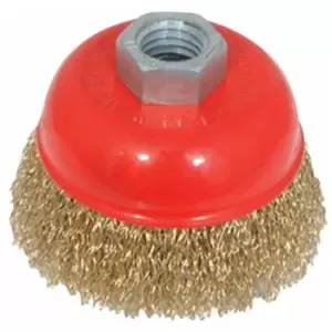 Image of Silverline - Brassed Steel Crimp Cup - 75mm