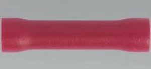 Image of Genuine SEALEY RT29 Butt Connector Terminal Ø3.3mm Red Pack of 100