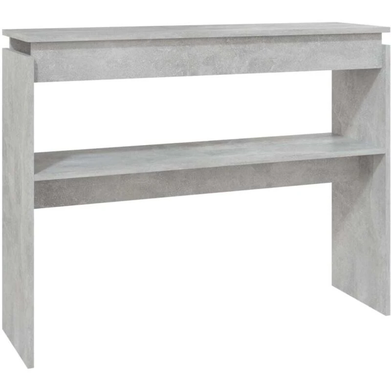 Image of VIDAXL Console Table Concrete Grey 102x30x80cm Engineered Wood Vidaxl 8720286606674