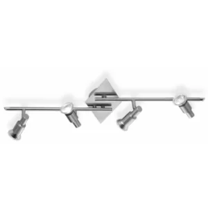 Image of Ceiling light Nickel SLEM 4 bulbs