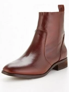 Image of OFFICE Ashleigh Ankle Boot - Brown, Size 5, Women