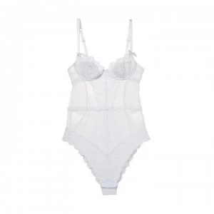 Image of L Agent by Agent Provocateur Reia Bodysuit - White