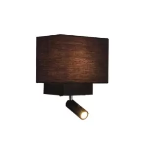 Image of Aheloy Sconce Wall Lamp LED 3W 1x E27 Black