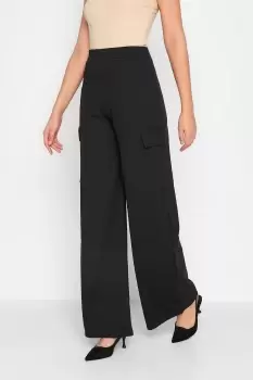 Image of Wide Leg Cargo Trousers