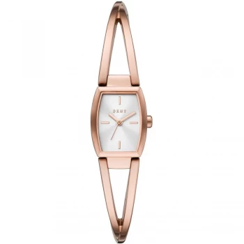 Image of DKNY White and Rose Gold 'Crosswalk' Fashion Watch - NY2937
