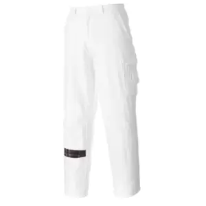 Image of Portwest Painters Trousers White Extra Large 33"