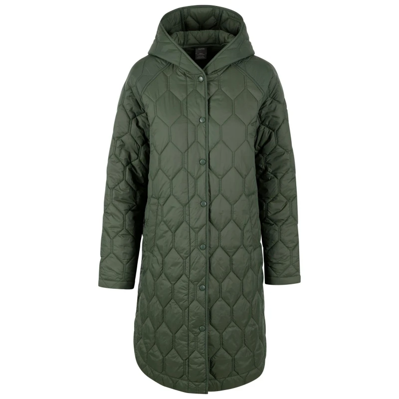 Image of Trespass Phase Padded Jacket Dark Green female
