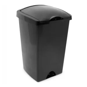 Image of Addis 50L lift Up Lid Bin, Black