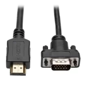 Image of Tripp Lite P566-015-VGA HDMI to VGA Active Adapter Cable (HDMI to Low-Profile HD15 M/M) 15 ft. (4.6 m)