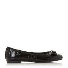 Image of Head Over Heels by Dune Black 'Hyria' Ballet Pumps - 3