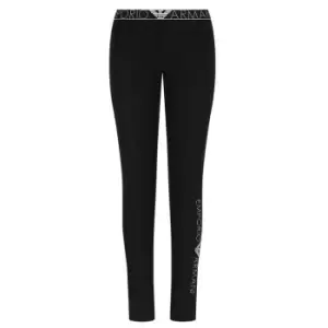 Image of Emporio Armani Logo Band Leggings - Black