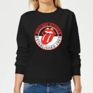 Image of Rolling Stones Est 62 Womens Sweatshirt - Black