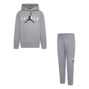 Image of Air Jordan Hoodie Set Bb00 - Grey