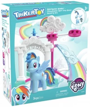 Image of KNEX My Little Pony Rainbow Dash Cloudsdale Building Set.