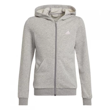 Image of adidas Essentials Track Top Kids - Medium Grey Heather / Clear Pi