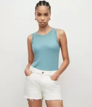 Image of AllSaints Womens Rina Tank, Dusk Blue, Size: 4