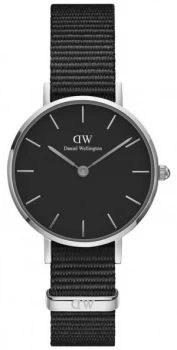 Image of Daniel Wellington Ladies Classic Petite Cornwall Black Watch